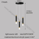 GobekUsa LED Chandelier: Modern Nordic Acrylic Luxury Lighting for Home Decor