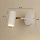 GobekUsa Gold LED Wall Lamp Modern Adjustable Indoor Lighting Sconces for Living Room