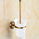 GobekUsa Brass Bathroom Set: Robe Hook, Paper Holder, Towel Bar, Soap Basket.