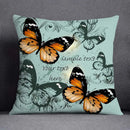 GobekUsa Leaf Pattern Pillowcase: Nordic Style Sofa Cushion Cover for Home Decor & Bedding