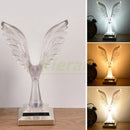 GobekUsa Crystal Eagle LED Table Lamp for Bedroom Study and Living Room