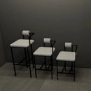 GobekUsa Industrial Style Bar Chair: High Stool for Home & Front Desk, Nordic Design