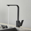 GobekUsa Brushed Nickel Kitchen Faucet | 360 Rotate Hot Cold Mixer Tap | Single Lever