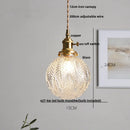 GobekUsa Clear Glass LED Pendant Lamp for Dining Coffee Restaurantr Aisle - Modern Nordic Design