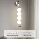 GobekUsa Glass Ball Pendant Light: Modern Decor for Duplex Stairwells, Living Room, Bedroom