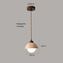 GobekUsa Cave Stone Pendant Light Ceiling Hanging Lamp for Bedroom and Dining Room