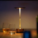 GobekUsa Aluminum LED Desk Lamp Touch Switch Cordless Table Light for Living Room