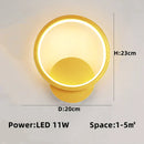 GobekUsa Gold Plated Luxury LED Wall Lamp for Bedroom & Living Room