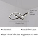 GobekUsa LED Pendant Light Modern Luster for Living Dining Hall Bedroom Hotel Decor