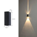 GobekUsa Aluminum Waterproof Porch Spot Wall Lamp: High Power Indoor Outdoor Light