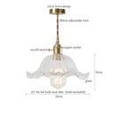 GobekUsa Clear Glass LED Copper Pendant Lighting for Minimalist Decor