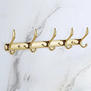 GobekUsa Gold Bathroom Hardware Set: Towel Rack, Shelf, Paper Holder, Towel Holder, Toilet Brush Holder