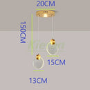 GobekUsa Crystal LED Chandelier: Modern 5head Highlight for Bedroom, Bar, Study Room Decor