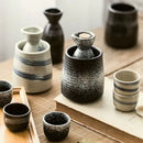 GobekUsa Ceramic Wine Sake Set with Heater and Dispenser
