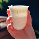 GobekUsa Bone China Tea Cup Set | Cute Goat Fat Jade Ceramic Teacups & Mugs