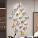GobekUsa 3D Bird Resin Statue Wall Decor for Children's Room - Animal Figurine Ornament