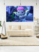 GobekUsa Bibble Tapestry Wall Covering: Cute Home Decor Wall Hanging Carpet for Bedroom