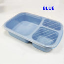 GobekUsa Kids' Wheat Straw Bento Box Set with Lunch Bag