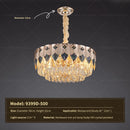 GobekUsa Crystal Chandelier: Modern Luxury for Living Room, Bedroom, Dining Room