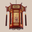 GobekUsa Bamboo Lantern Pendant Lights: Classical Beauty for Living or Dining Room Decor