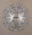 GobekUsa LED Spark Ball Pendant Light | Modern Stainless Steel Chandelier Lighting