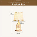 GobekUsa Crystal Bedroom Table Lamp: Modern, Romantic, Decorative Lighting