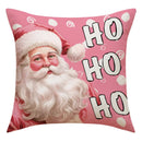 GobekUsa Christmas Pillowcase: Santa Claus Snowman Print for Living Room Sofa Decor