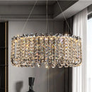 GobekUsa Crystal Pendant Ceiling Lamp LED Luxury Hanging Light