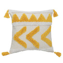 GobekUsa Boho Chenille Tufted Pillow Case with Tassels for Home Fall Decor