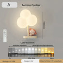 GobekUsa Cloud Shape LED Baby Room Wall Lamp - Eye Care Bedroom Fixture