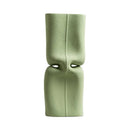 GobekUsa Green Hollow Ceramic Vase for Home Decor and Flower Arrangements