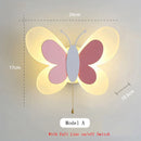GobekUsa Butterfly Wall Lamp: Charming LED Light for Kids' Bedroom and Nursery