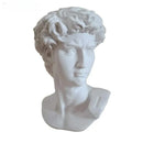 GobekUsa David Statue Head Sculpture Mini Gypsum Resin Art Craft Home Decor