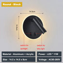 GobekUsa Adjustable 10W Wall Light Sconce Lamp with Switch - Hotel Bedroom Study Reading