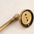 GobekUsa Brass Wall-Mounted Round Towel Ring: Solid Antique Brass Bathroom Towel Holder