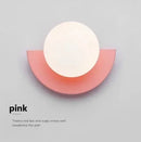 GobekUsa Glass Ball LED Wall Lamp for Bedroom, Living Room, Study - Simple & Elegant