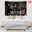 GobekUsa Gothic Rock Band Tapestry for Bar or Basement Wall Decor
