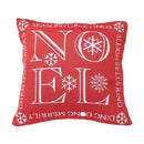 GobekUsa Christmas Elk Pillowcase 45x45cm Farmhouse Red Letter Design
