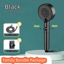 GobekUsa High Pressure 5 Modes Round Shower Head Set for Bathroom Accessories
