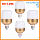 GobekUsa LED Ceiling Lamp E27 Round Shape Super Bright Indoor Lighting Bulb