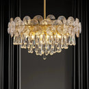 GobekUsa Lotus Crystal Chandelier: Modern Luxury Lighting for Home, Restaurant, Hotel