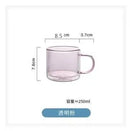 GobekUsa Double Bottom Glass Mugs Set - 250ml Wine Whiskey Coffee Tea Juice Water Cups