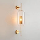 GobekUsa Brass Glass Wall Lamp for Bedroom, Living Room, Aisle - Nordic Design