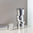 GobekUsa Glass Vase Hydroponics Twist Shape Terrarium Decoration Accessories