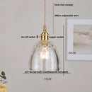 GobekUsa LED Pendant Lamp Clear Glass Sconce Modern Minimalism Stair Light