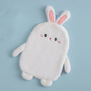 GobekUsa Cartoon Rabbit Hand Towel: Kids Coral Velvet Quick Dry Microfiber Towel