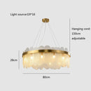 GobekUsa Glass Chandelier for Ceiling: Elegant Lighting Solution for Dining Table