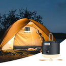 GobekUsa 4-in-1 Rechargeable LED Camping Lantern with Fan & Spray