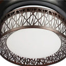 GobekUsa Gold Ceiling Fan Lights Remote Control 36/42inch Dining Bedroom Living Luminaria