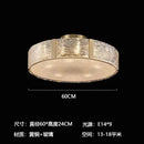 GobekUsa Gold Glass Ceiling Chandelier LED Suspension Luminaire for Home Decor